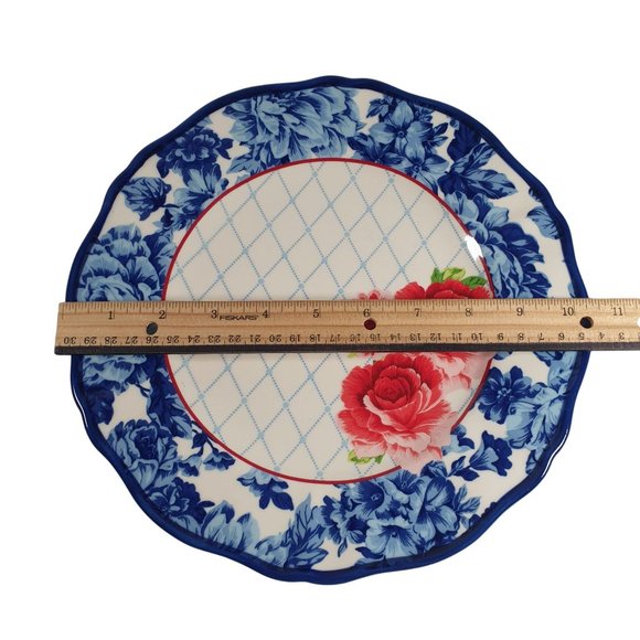 Heritage Floral Dinner Plate Pioneer Woman Replacement 10.5 In Collection Rose - Picture 4 of 6